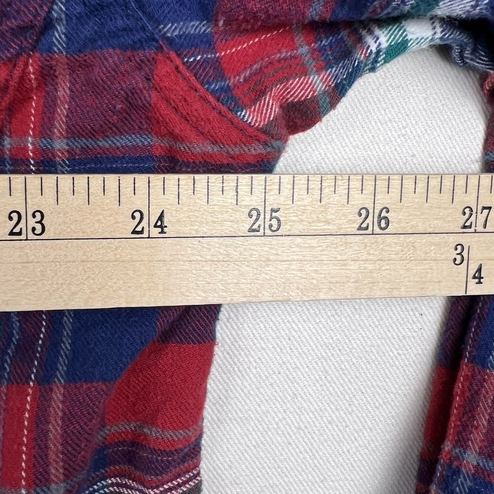 Canyon Guide Outfitters Flannel Women's 2X Button Down Plaid Cotton Lycra - Picture 7 of 9